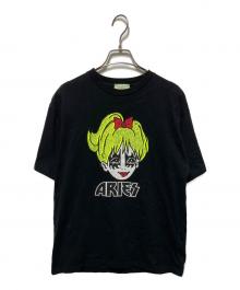 ARIES（アリーズ）の古着「Kiss Tee」｜ブラック