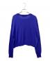 mizuiro-ind (ミズイロインド) ハイゲージクルーネックプルオーバー ブルー サイズ:Free：5000円
