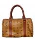 MCM (エムシーエム) ヴィセトフ柄ミニボストンバッグ ブラウン：10000円