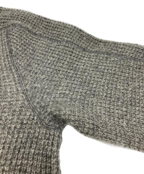 RRL（ダブルアールエル）RRL (ダブルアールエル) ワッフルニット セーター グレー サイズ:Sの古着・服飾アイテム