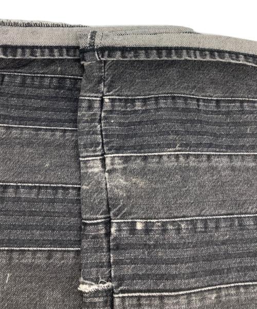 Hysteric Glamour（ヒステリックグラマー）Hysteric Glamour (ヒステリックグラマー) KINKY ウミヘビフレアデニムパンツ ブラック サイズ:27インチの古着・服飾アイテム