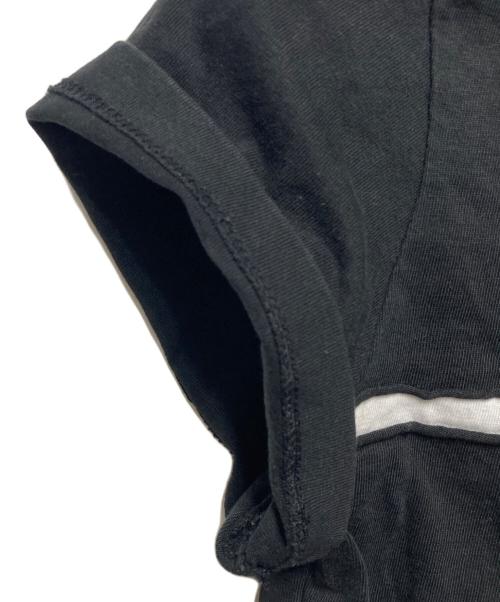 Matin Kim（マーティン・キム）Matin Kim (マーティン・キム) クロップドプリントTシャツ ブラック サイズ:freeの古着・服飾アイテム