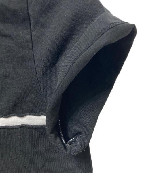 Matin Kim（マーティン・キム）Matin Kim (マーティン・キム) クロップドプリントTシャツ ブラック サイズ:freeの古着・服飾アイテム