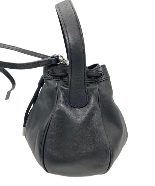 DIESEL（ディーゼル）DIESEL (ディーゼル) Nelli バケット巾着バッグ ブラックの古着・服飾アイテム