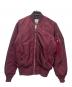 ALPHA（アルファ）の古着「フライトジャケット」｜ボルドー