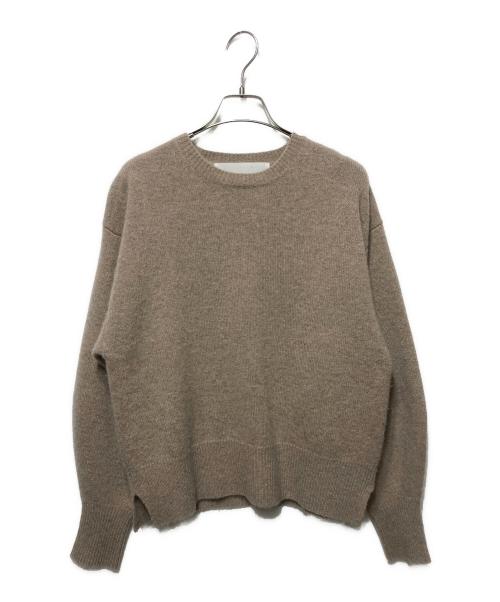 ADAWAS（アダワス）ADAWAS (アダワス) カシミヤニット ベージュ サイズ:freeの古着・服飾アイテム