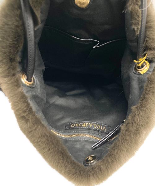 VIOLAd'ORO（ヴィオラドーロ）VIOLAd'ORO (ヴィオラドーロ) ELMO ワンショルダー バッグ ブラウンの古着・服飾アイテム