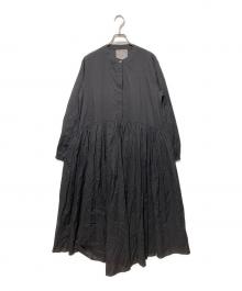 BEARDSLEY（ビアズリー）の古着「ギャザーワンピース」｜グレー