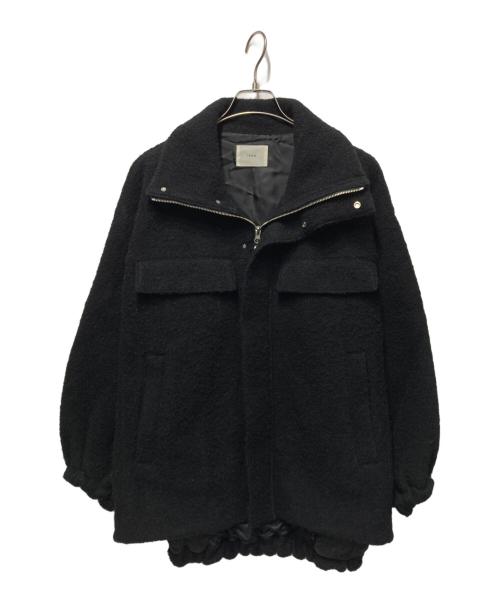 IENA（イエナ）IENA (イエナ) プードルボンディングブルゾンコート ブラック サイズ:38の古着・服飾アイテム