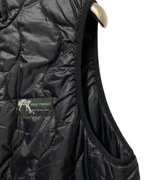WILD THINGS（ワイルドシングス）WILD THINGS (ワイルドシングス) REVERSIBLE BELAY VEST ブラック サイズ:Lの古着・服飾アイテム