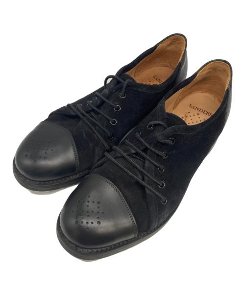 SANDERS（サンダース）SANDERS (サンダース) THE OLD CURIOSITY SHOP (オールドキュリオシティ・ショップ) レザーシューズ ブラック サイズ:US8の古着・服飾アイテム