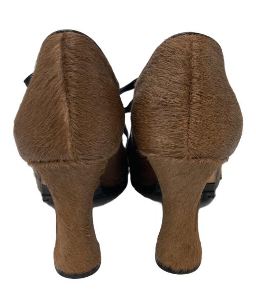 KIDS LOVE GAITE（キッズラブゲイト）KIDS LOVE GAITE (キッズラブゲイト) The Curiosity Shop ヒールハラコシューズ ブラウン サイズ:6 1/2の古着・服飾アイテム