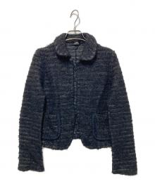 tricot COMME des GARCONS（トリココムデギャルソン）の古着「ニットジャケット」｜ブラック