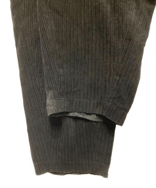 eunoia（ユノイア）eunoia (ユノイア) コーデュロイパンツ ブラック サイズ:Ｍの古着・服飾アイテム