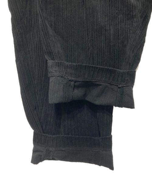 eunoia（ユノイア）eunoia (ユノイア) コーデュロイパンツ ブラック サイズ:Ｍの古着・服飾アイテム