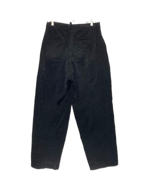 eunoia（ユノイア）eunoia (ユノイア) コーデュロイパンツ ブラック サイズ:Ｍの古着・服飾アイテム