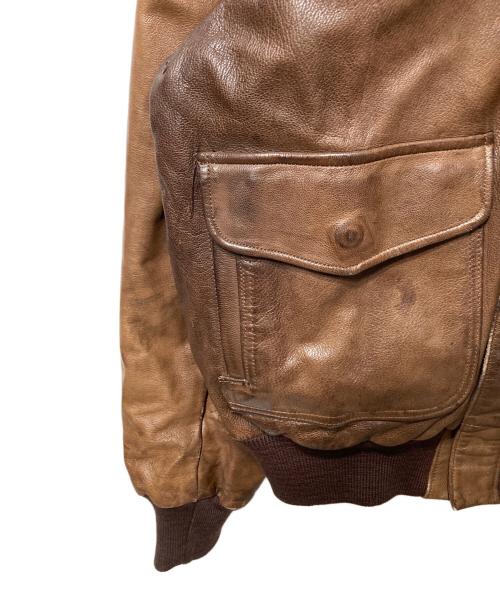 Golden Bear（ゴールデンベア）Golden Bear (ゴールデンベア) A-2タイプレザージャケット ブラウン サイズ:42の古着・服飾アイテム