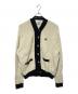 SATUR（セター）の古着「FARO POCKET BOUCLE CARDIGAN」｜ブラック×ホワイト