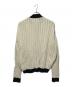 SATUR (セター) FARO POCKET BOUCLE CARDIGAN ブラック×ホワイト サイズ:XL：10000円