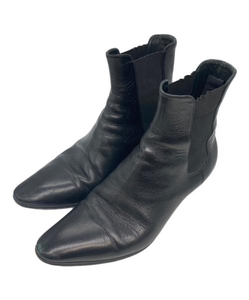 Saint Laurent Paris（サンローランパリ）Saint Laurent Paris (サンローランパリ) vassili chelsea boots ブラック サイズ:42の古着・服飾アイテム