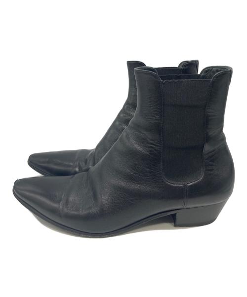 Saint Laurent Paris（サンローランパリ）Saint Laurent Paris (サンローランパリ) vassili chelsea boots ブラック サイズ:42の古着・服飾アイテム