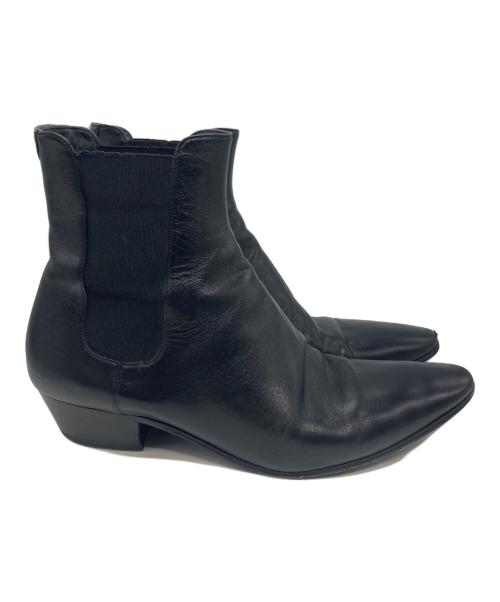 Saint Laurent Paris（サンローランパリ）Saint Laurent Paris (サンローランパリ) vassili chelsea boots ブラック サイズ:42の古着・服飾アイテム