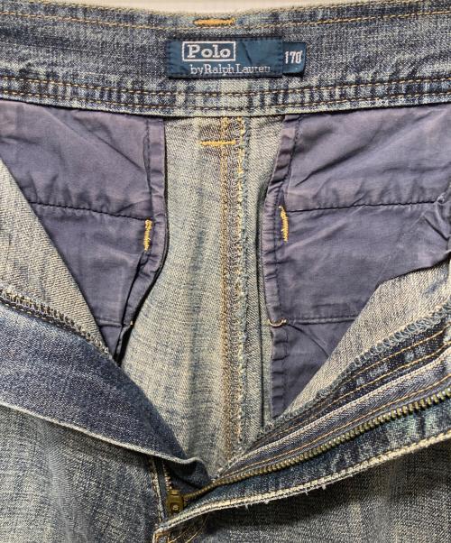 POLO RALPH LAUREN（ポロ・ラルフローレン）POLO RALPH LAUREN (ポロ・ラルフローレン) デニムカーゴショーツ インディゴ サイズ:170の古着・服飾アイテム