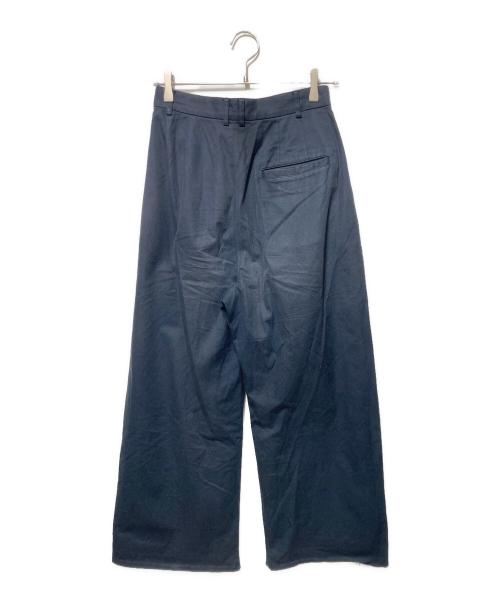 6(ROKU) BEAUTY&YOUTH（ロク ビューティーアンドユース）6(ROKU) BEAUTY&YOUTH (ロク ビューティーアンドユース) タックパンツ ネイビー サイズ:34の古着・服飾アイテム