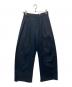 6(ROKU) BEAUTY&YOUTH（ロク ビューティーアンドユース）の古着「タックパンツ」｜ネイビー