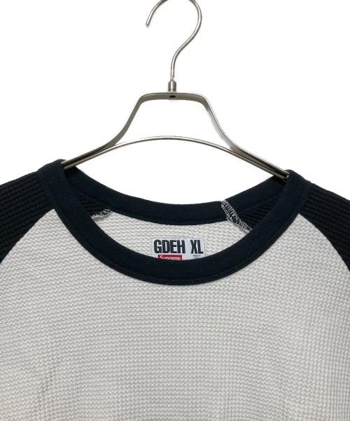 SUPREME（シュプリーム）SUPREME (シュプリーム) GOODENOUGH サーマルカットソー ホワイト×ブラック サイズ:XLの古着・服飾アイテム