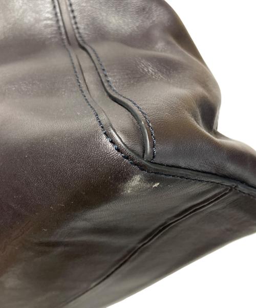 MOTHERHOUSE（マザーハウス）MOTHERHOUSE (マザーハウス) レザートートバッグ ブラウンの古着・服飾アイテム