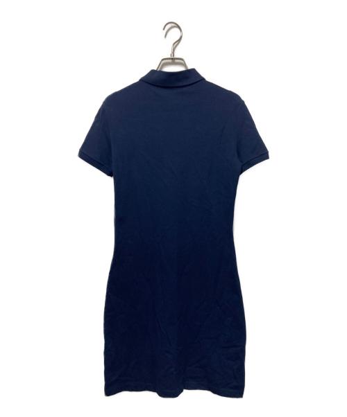 LACOSTE（ラコステ）LACOSTE (ラコステ) S／S POLO DRESS/ポロドレス ネイビー サイズ:34の古着・服飾アイテム