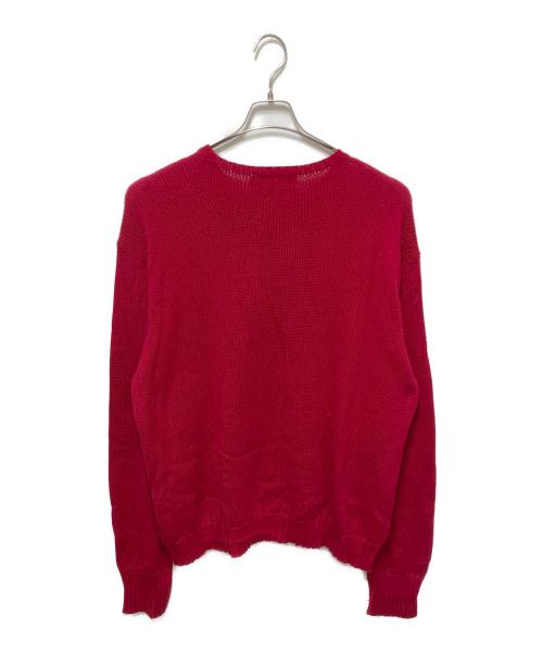 POLO RALPH LAUREN（ポロ・ラルフローレン）POLO RALPH LAUREN (ポロ・ラルフローレン) ニット レッド サイズ:XXLの古着・服飾アイテム