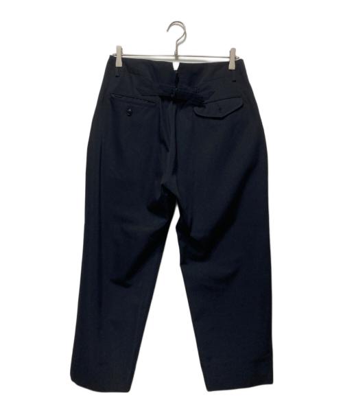 COMOLI（コモリ）COMOLI (コモリ) ウールギャバ 2タックパンツ ネイビー サイズ:1の古着・服飾アイテム