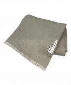 ASAUCE MELERアソースメレ）の古着「ヤク×アルパカシャンブレーシャギーストール」｜ベージュ