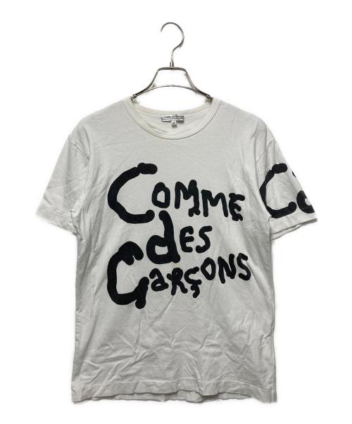 COMME des GARCONS（コムデギャルソン）COMME des GARCONS (コムデギャルソン) プリントTシャツ ホワイト サイズ:Ｍの古着・服飾アイテム