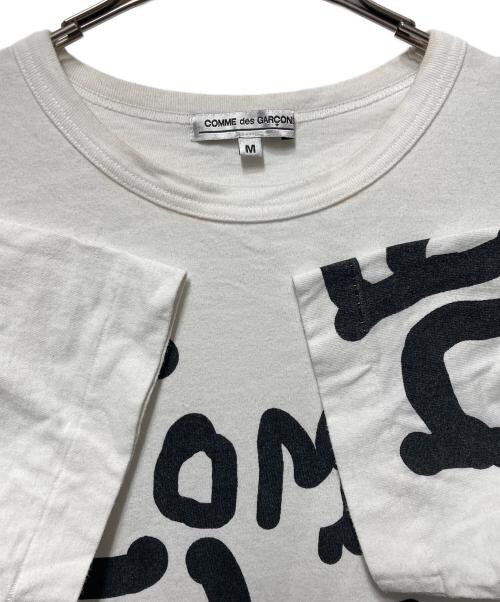 COMME des GARCONS（コムデギャルソン）COMME des GARCONS (コムデギャルソン) プリントTシャツ ホワイト サイズ:Ｍの古着・服飾アイテム