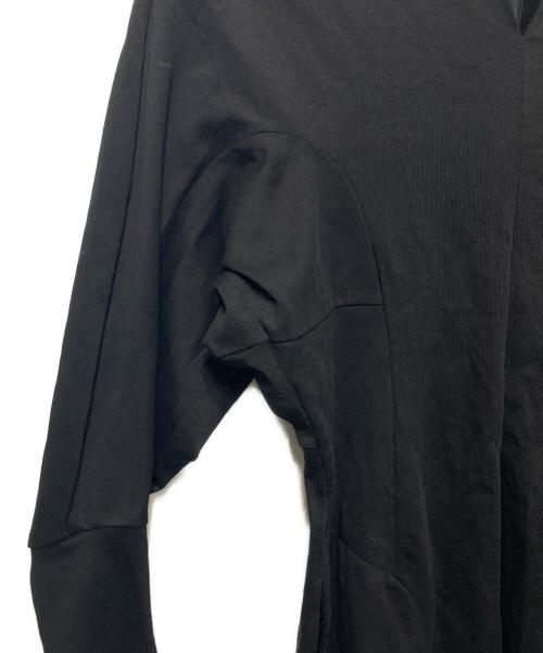 Mame Kurogouchi（マメクロゴウチ）Mame Kurogouchi (マメクロゴウチ) V-neck Cotton Classic Dress ブラック サイズ:1の古着・服飾アイテム