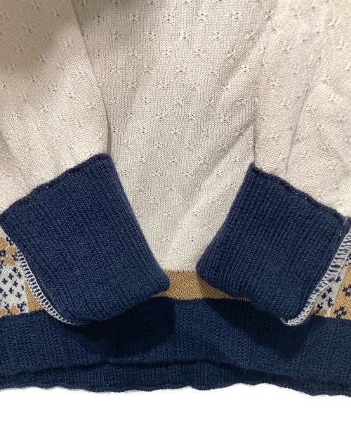 Mame Kurogouchi（マメクロゴウチ）Mame Kurogouchi (マメクロゴウチ) PEDICEL JACQUARD PULLOVER ベージュ サイズ:2の古着・服飾アイテム