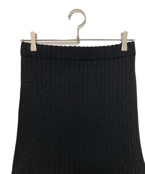 foundry mews（ファウンドリー ミューズ）foundry mews (ファウンドリー ミューズ) バルーンスカートチューブトップワンピース ブラック×ホワイト サイズ:FREEの古着・服飾アイテム