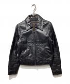COACHコーチ）の古着「レザージャケット」｜ブラック