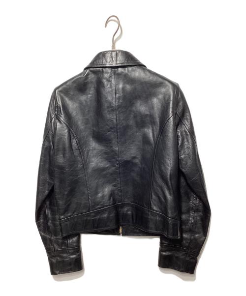 COACH（コーチ）COACH (コーチ) レザージャケット ブラック サイズ:XSの古着・服飾アイテム