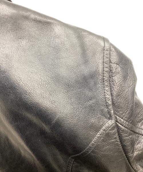 COACH（コーチ）COACH (コーチ) レザージャケット ブラック サイズ:XSの古着・服飾アイテム