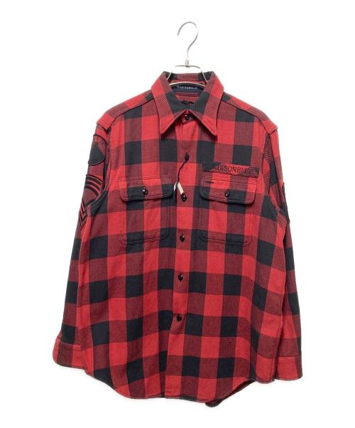 MADISON BLUE（マディソンブルー）MADISON BLUE (マディソンブルー) ハンプトンバッファローチェックシャツ レッド サイズ:XSの古着・服飾アイテム