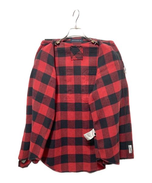 MADISON BLUE（マディソンブルー）MADISON BLUE (マディソンブルー) ハンプトンバッファローチェックシャツ レッド サイズ:XSの古着・服飾アイテム