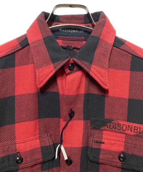 MADISON BLUE（マディソンブルー）MADISON BLUE (マディソンブルー) ハンプトンバッファローチェックシャツ レッド サイズ:XSの古着・服飾アイテム