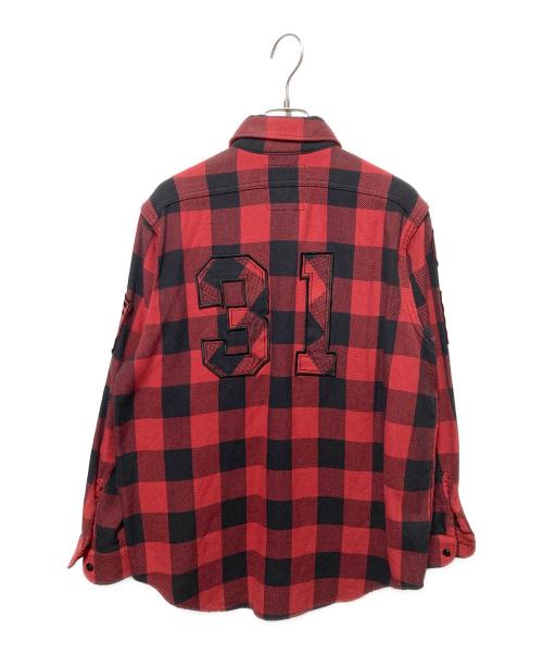 MADISON BLUE（マディソンブルー）MADISON BLUE (マディソンブルー) ハンプトンバッファローチェックシャツ レッド サイズ:XSの古着・服飾アイテム