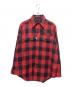 MADISON BLUE（マディソンブルー）の古着「ハンプトンバッファローチェックシャツ」｜レッド