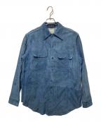 MADISON BLUEマディソンブルー）の古着「スエードシャツ」｜ブルー