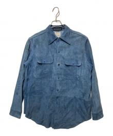MADISON BLUE（マディソンブルー）の古着「スエードシャツ」｜ブルー